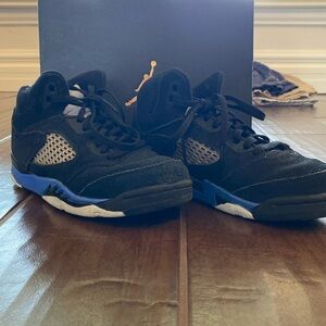 Jordan five retro black racer Blue